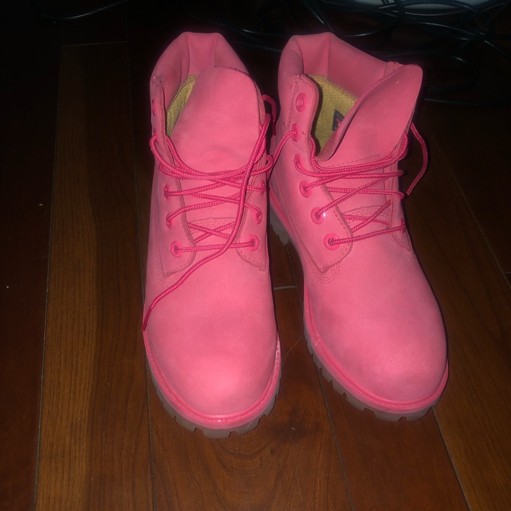 Pink timberlands